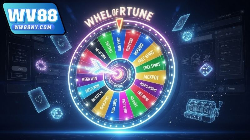 Các trò chơi cá cược trực tuyến có vòng quay may mắn tại WW88