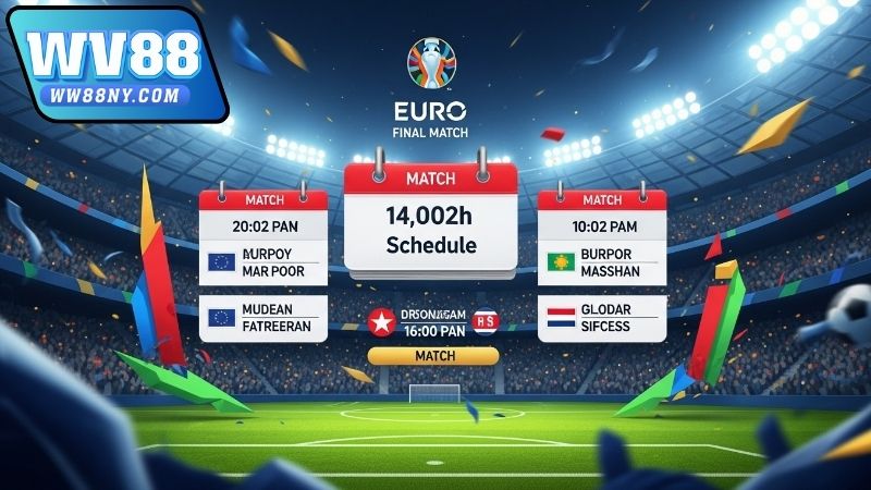 Khi nào diễn ra lịch thi đấu trận chung kết Euro?