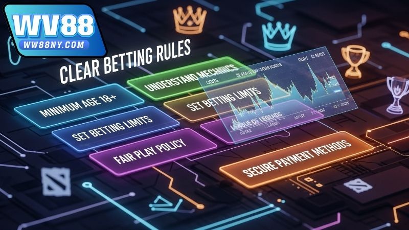 Thể lệ cá cược Esports minh bạch tại WW88