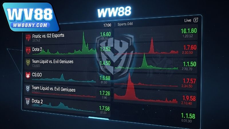 Ý nghĩa của việc theo dõi biến động kèo cược esports