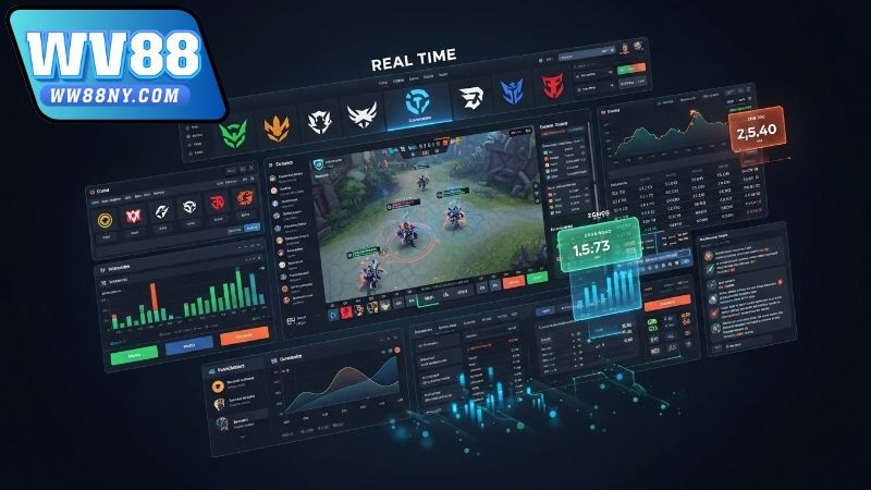 Trang cá cược Esports cập nhật theo thời gian thực WW88 2 Cách hoạt động của trang cá cược Esports WW88